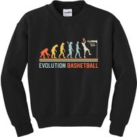 Evolution Basketball Gift For Basketball Gift Bball Kids Sweatshirt