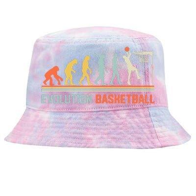 Evolution Basketball Gift For Basketball Gift Bball Tie-Dyed Bucket Hat