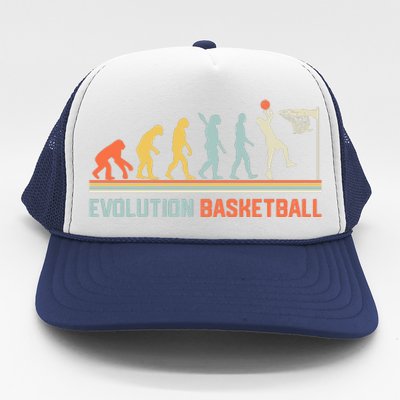 Evolution Basketball Gift For Basketball Gift Bball Trucker Hat