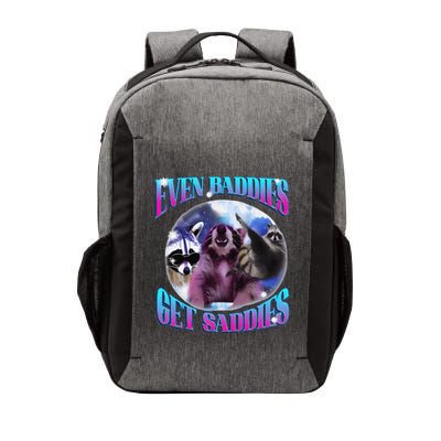 Even Baddies Get Saddies Opossum Funny Vector Backpack