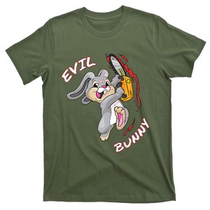 Evil Bunny Halloween Funny Bad Rabbit Killer T-Shirt