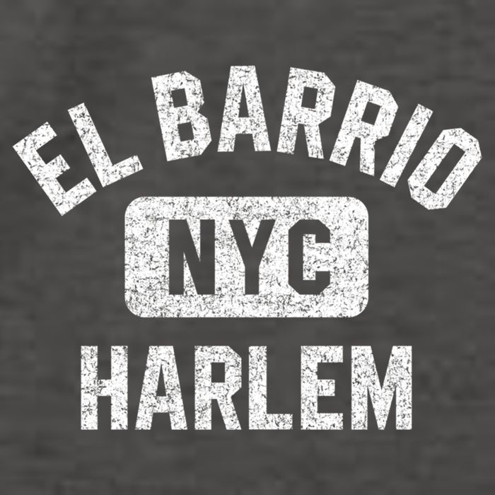 El Barrio Harlem Nyc Gym Style Distressed White Print Gift Vector Backpack