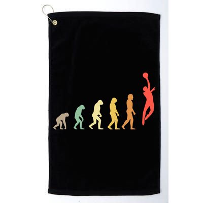 Evolution Basketball Human Evolution Basketball Player Silhouette Basketball Golf Towel
