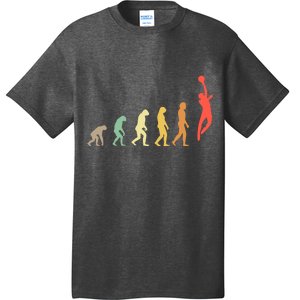 Evolution Basketball Human Evolution Basketball Player Silhouette Basketball T-Shirt