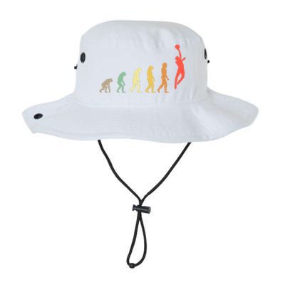 Evolution Basketball Human Evolution Basketball Player Silhouette Basketball Legacy Cool Fit Booney Bucket Hat