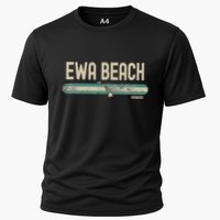 Ewa Beach Hi Hawaii Travel & 80s Style Cooling Performance Crew T-Shirt