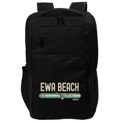 Ewa Beach Hi Hawaii Travel & 80s Style Impact Tech Backpack