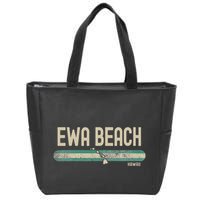 Ewa Beach Hi Hawaii Travel & 80s Style Zip Tote Bag