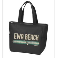 Ewa Beach Hi Hawaii Travel & 80s Style Zip Tote Bag