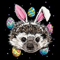 Easter Bunny Hedgehog Funny Easter Hedgehog Impact Tech Backpack