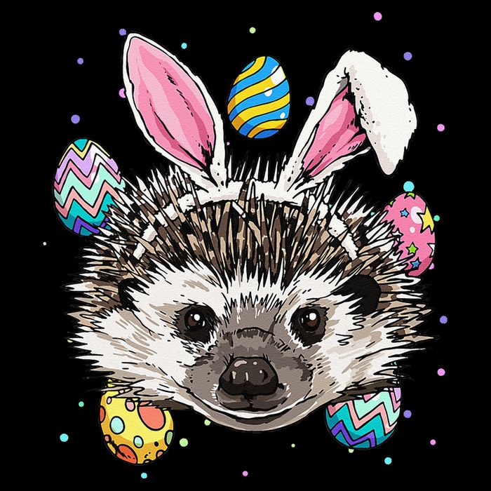 Easter Bunny Hedgehog Funny Easter Hedgehog Impact Tech Backpack