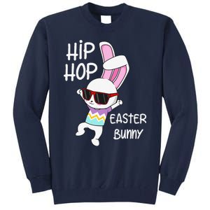 Easter Bunny Hip Hop Gift Funny Music Tall Sweatshirt