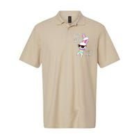 Easter Bunny Hip Hop Gift Funny Music Softstyle Adult Sport Polo