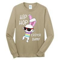 Easter Bunny Hip Hop Gift Funny Music Tall Long Sleeve T-Shirt