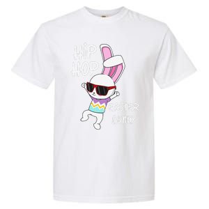 Easter Bunny Hip Hop Gift Funny Music Garment-Dyed Heavyweight T-Shirt