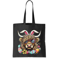 Easter Bunny Highland Cow Vibes Retro Shades Bag