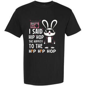 Easter Bunny Hip Hop Hippity Funny Women Garment-Dyed Heavyweight T-Shirt