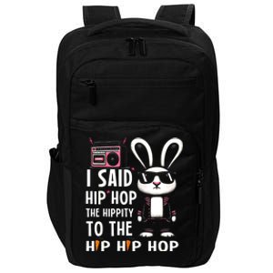 Easter Bunny Hip Hop Hippity Funny Women Impact Tech Backpack