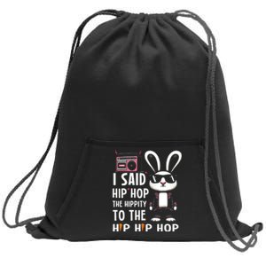 Easter Bunny Hip Hop Hippity Funny Women Sweatshirt Cinch Pack Bag