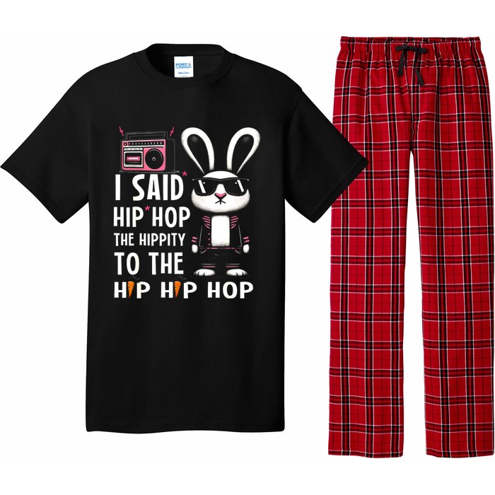 Easter Bunny Hip Hop Hippity Funny Women Pajama Set