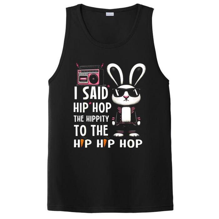 Easter Bunny Hip Hop Hippity Funny Women PosiCharge Competitor Tank