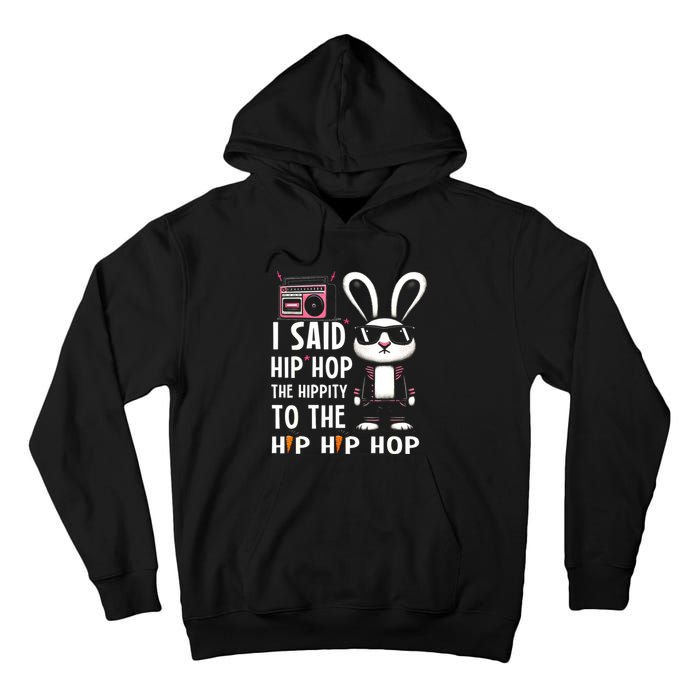 Easter Bunny Hip Hop Hippity Funny Women Tall Hoodie