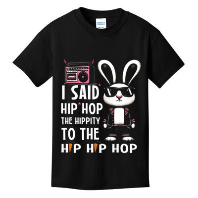 Easter Bunny Hip Hop Hippity Funny Women Kids T-Shirt