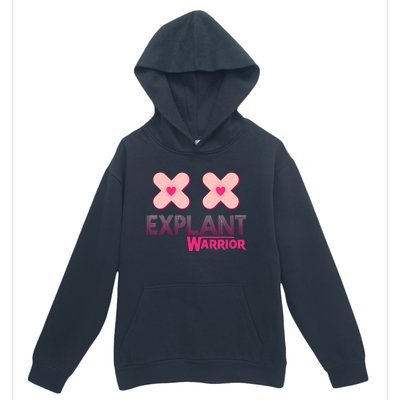 Explant Breast Implant Illness Cancer Awareness Warrior Urban Pullover Hoodie