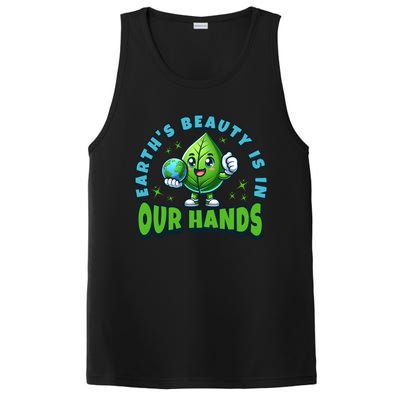 Earth’S Beauty Is In Our Hands Preservation Meaningful Gift PosiCharge Competitor Tank