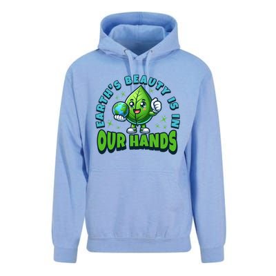 Earth’S Beauty Is In Our Hands Preservation Meaningful Gift Unisex Surf Hoodie