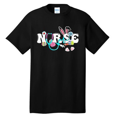 Every Bunnys Is Favorite Nurse Cute Bunnies Easter Tall T-Shirt