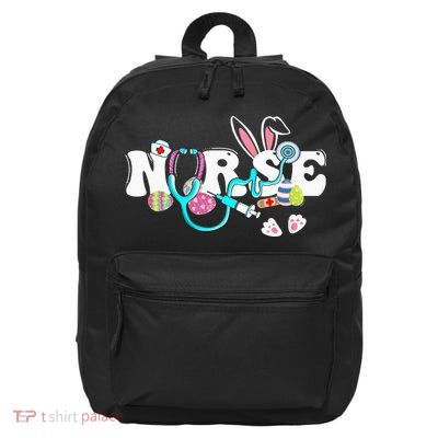 Every Bunnys Is Favorite Nurse Cute Bunnies Easter 16 in Basic Backpack