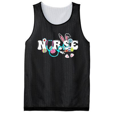 Every Bunnys Is Favorite Nurse Cute Bunnies Easter Mesh Reversible Basketball Jersey Tank