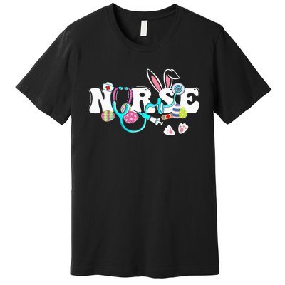 Every Bunnys Is Favorite Nurse Cute Bunnies Easter Premium T-Shirt