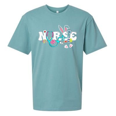 Every Bunnys Is Favorite Nurse Cute Bunnies Easter Sueded Cloud Jersey T-Shirt