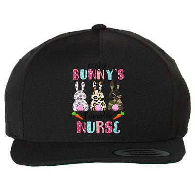 Every Bunnys Is Favorite Nurse Cute Bunnies Easter Wool Snapback Cap