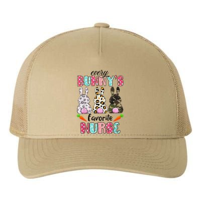 Every Bunnys Is Favorite Nurse Cute Bunnies Easter Yupoong Adult 5-Panel Trucker Hat