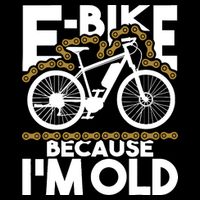 Ebike Because IM Old Electric Bike Bicycle Cycling Button