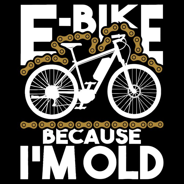 Ebike Because IM Old Electric Bike Bicycle Cycling Button
