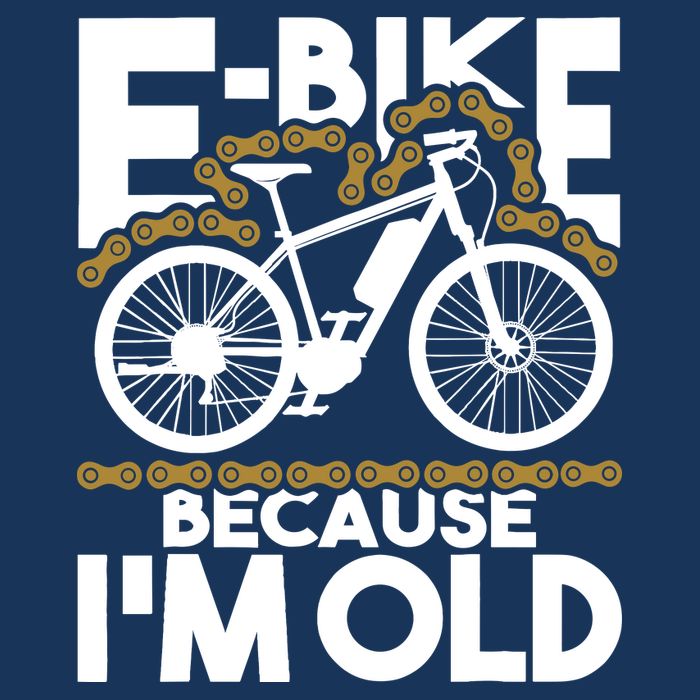 Ebike Because IM Old Electric Bike Bicycle Cycling Infant Baby Jersey Bodysuit