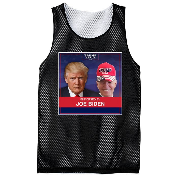 Endorsed By Joe Biden Mesh Reversible Basketball Jersey Tank