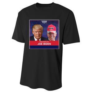 Endorsed By Joe Biden Performance Sprint T-Shirt