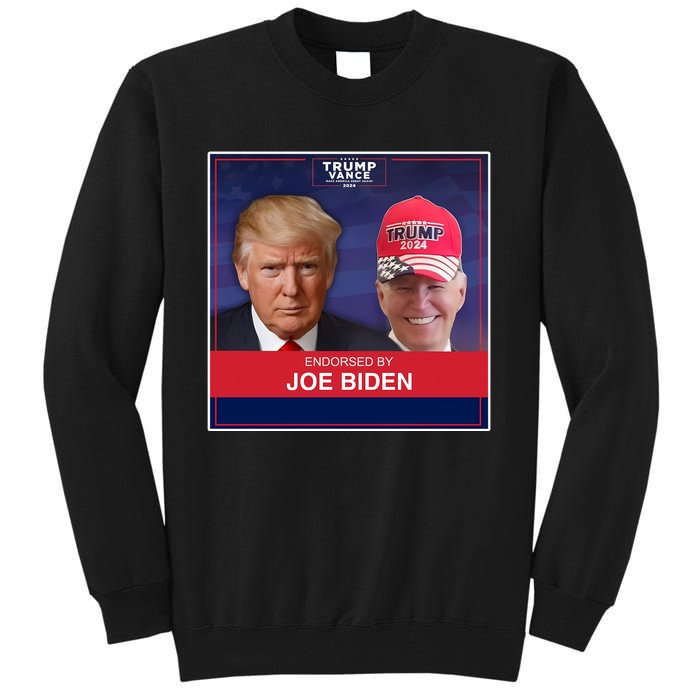 Endorsed By Joe Biden Tall Sweatshirt