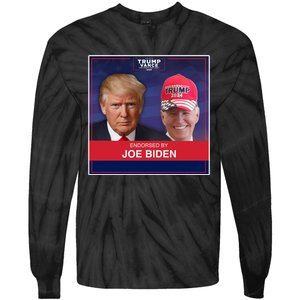 Endorsed By Joe Biden Tie-Dye Long Sleeve Shirt