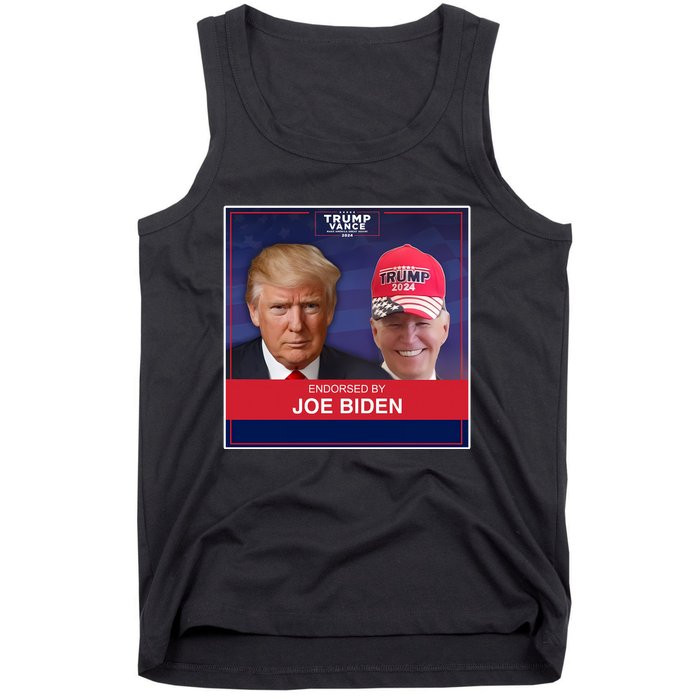 Endorsed By Joe Biden Tank Top