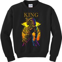 Egyptian Black King Pharaoh Ancient Egypt Couples Kemet Kids Sweatshirt