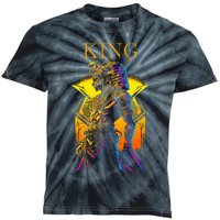 Egyptian Black King Pharaoh Ancient Egypt Couples Kemet Kids Tie-Dye T-Shirt