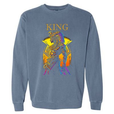 Egyptian Black King Pharaoh Ancient Egypt Couples Kemet Garment-Dyed Sweatshirt