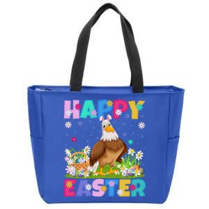 Eagle Bird Lover Happy Easter Bunny Eagle Easter Sunday Meaningful Gift Zip Tote Bag