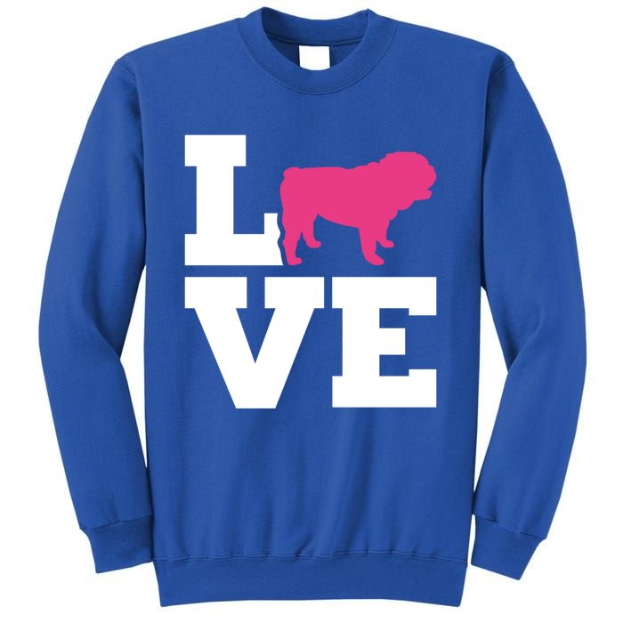 English Bulldog Love Gift Sweatshirt